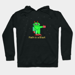 Math Is A Blast - Retro 8bit Videogame Hoodie